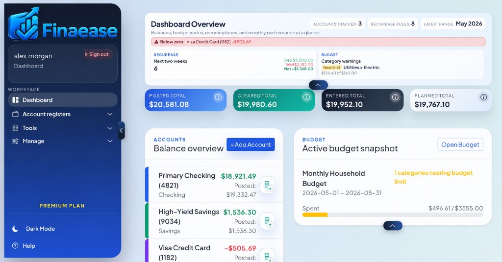 Finaease app preview